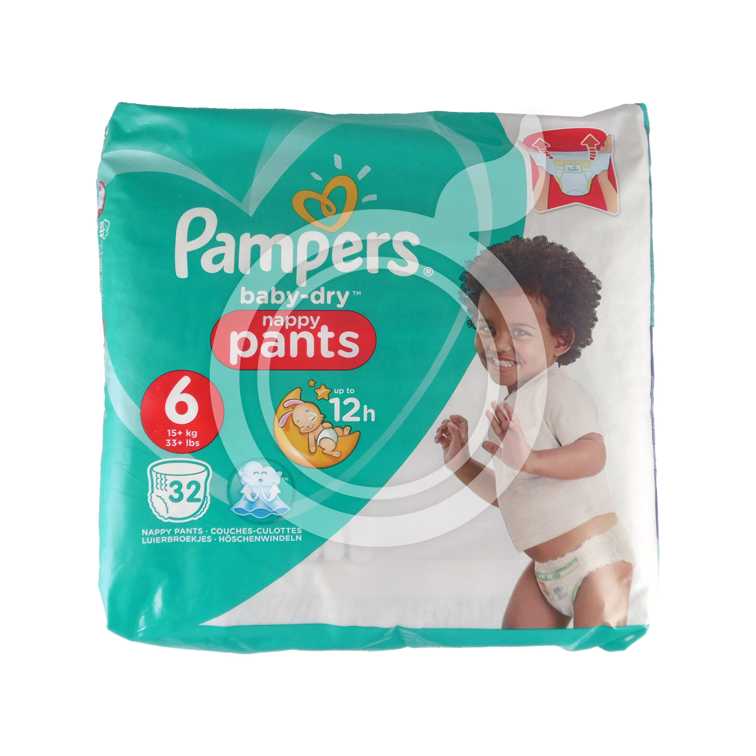 pampers baby dry nappy pants 6
